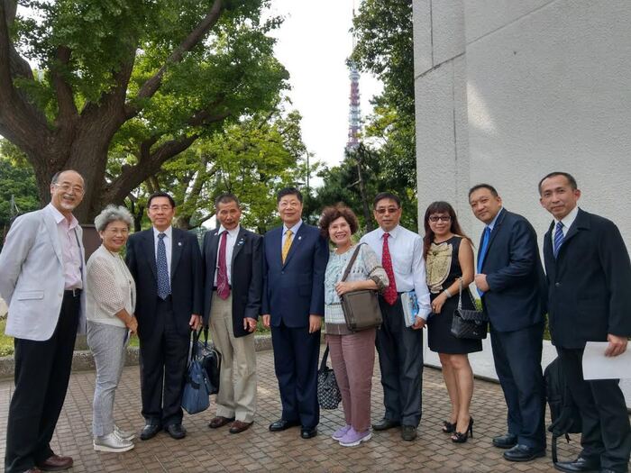 海洋事業學院院長莊慶達參加世界米山學友會在熊本舉行的米山活動圖片